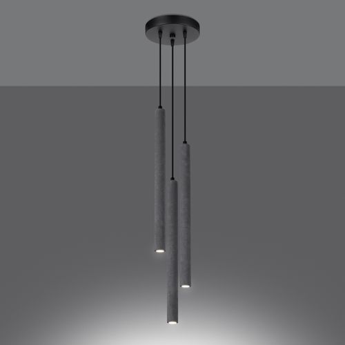 Suspension Béton Gris G9 3 Pastelo