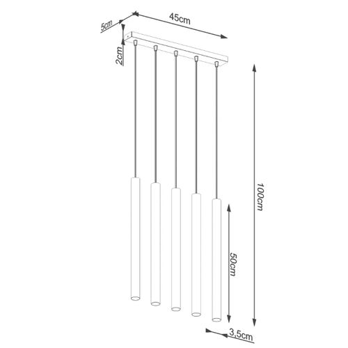 Suspension Béton Gris G9 5 Pastelo Line