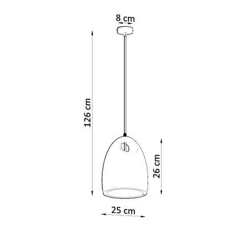Suspension Céramique Blanc E27 1 Bukano