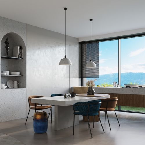 Suspension Béton Gris E27 1 Pablito