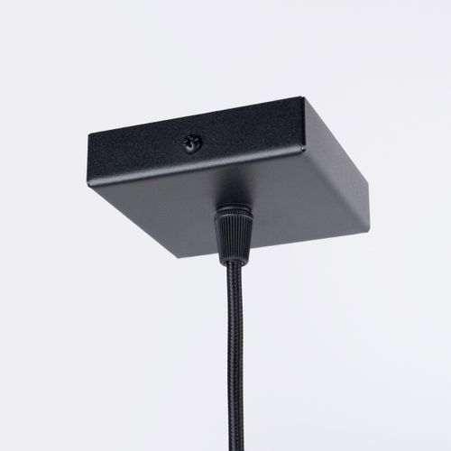 Suspension Acier Bois Naturel E27 1 Aries