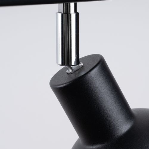 Plafonnier Acier Noir E27 2 Elba