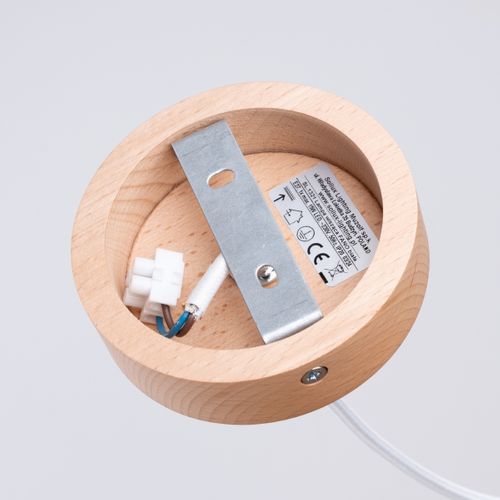 Suspension Acier Blanc E27 1 Fano