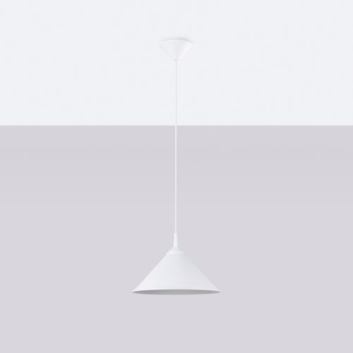 Suspension Acier Blanc E27 1 Zuma