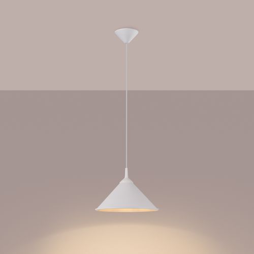 Suspension Acier Blanc E27 1 Zuma