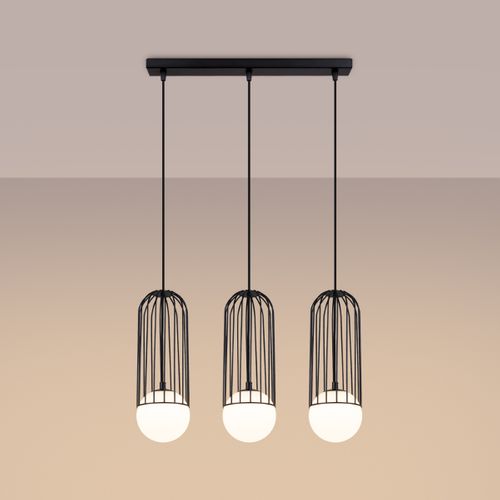 Suspension Acier Noir G9 3 Brina