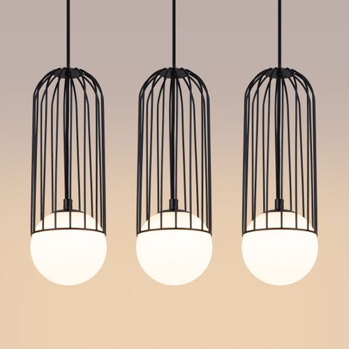 Suspension Acier Noir G9 3 Brina