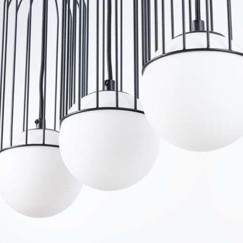 Suspension Acier Noir G9 3 Brina