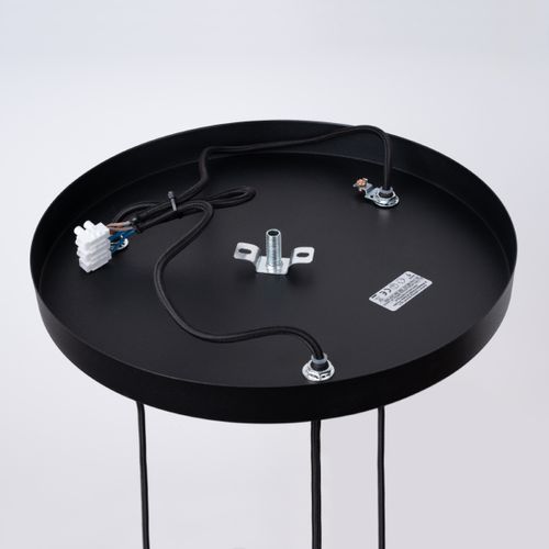 Lustre Acier Noir G9 3 Brina