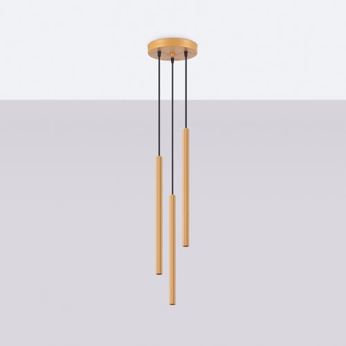 Suspension Acier Doré G9 3 Arche