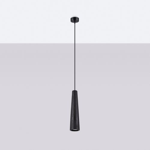 Suspension Béton Noir Gu10 1 Electra