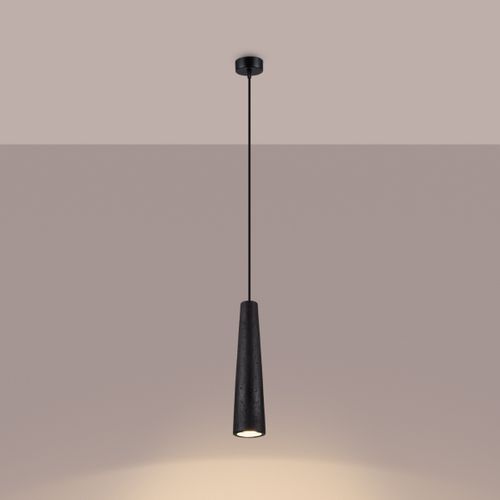 Suspension Béton Noir Gu10 1 Electra