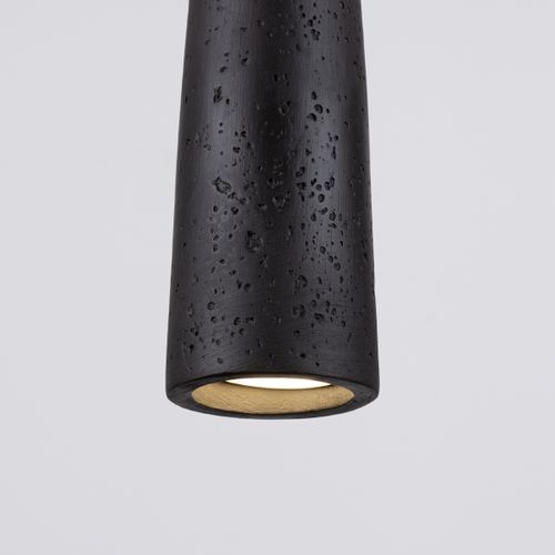 Suspension Béton Noir Gu10 1 Electra