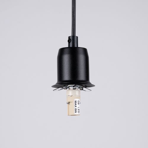 Lustre Acier Noir G9 3 Hyperion
