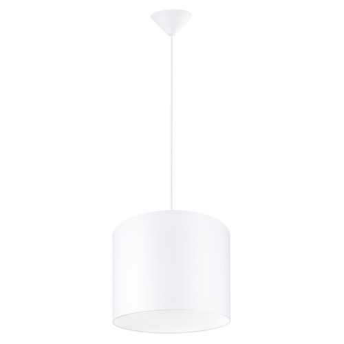Suspension Tissu Blanc E27 1 Nova 30