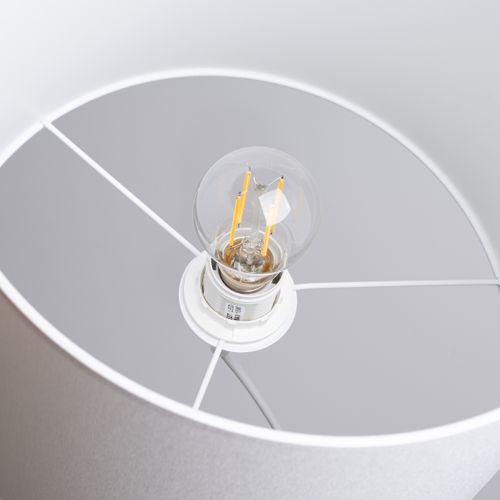 Suspension Tissu Blanc E27 1 Nova 30