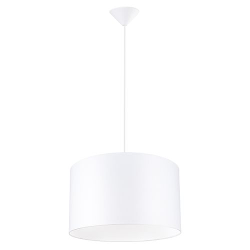 Suspension Tissu Blanc E27 1 Nova 40