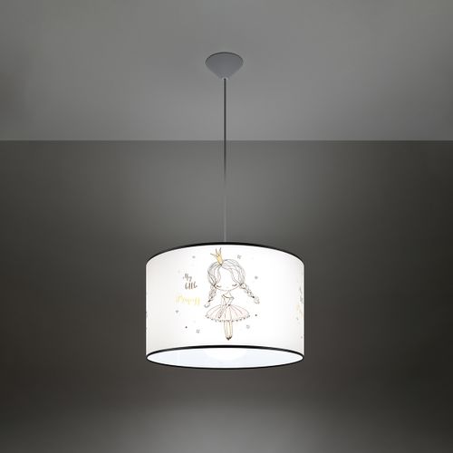 Suspension Pvc Multicolore E27 1 Princesse 40