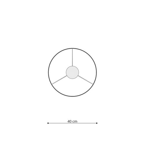 Suspension Pvc Multicolore E27 1 Fée 40