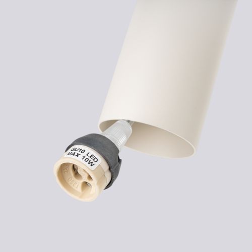 Suspension Acier Beige Gu10 1 Lagos