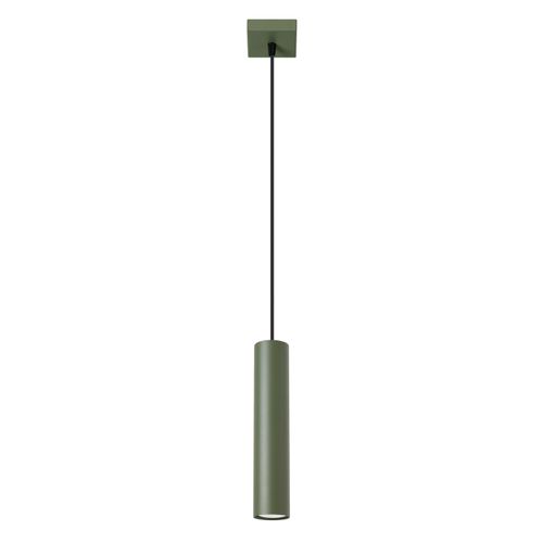 Suspension Acier Vert Olive Gu10 1 Lagos