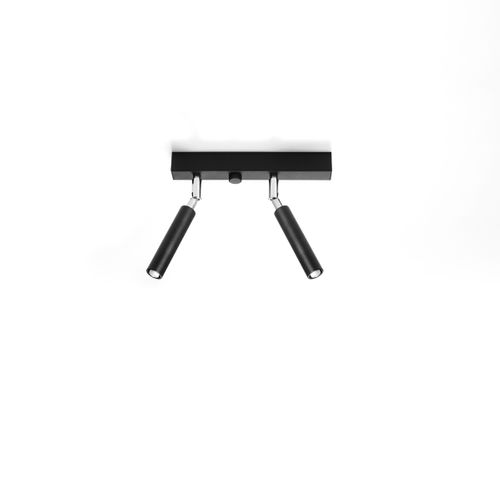 Plafonnier Aluminium Noir G9 2 Eyetech