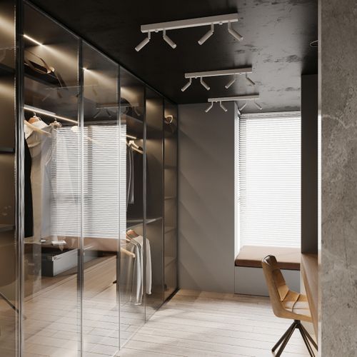 Plafonnier Aluminium Blanc G9 2 Eyetech