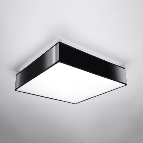 Plafonnier Pvc Noir E27 4 Horus
