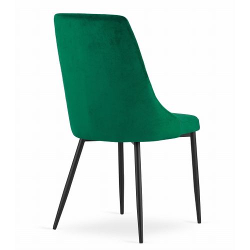 Chaise Imola - Velours Vert Foncé X 1 60x50x50