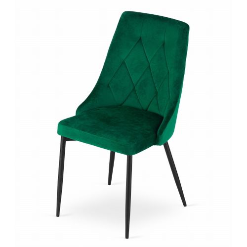 Chaise Imola - Velours Vert Foncé X 1 60x50x50