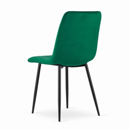 Chaise Lava - Velours Vert Foncé X 1 60x50x50