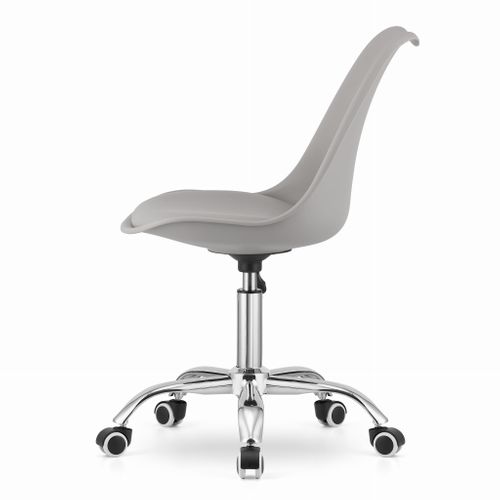 Chaise Pivotante Alba - Gris 61x41x52