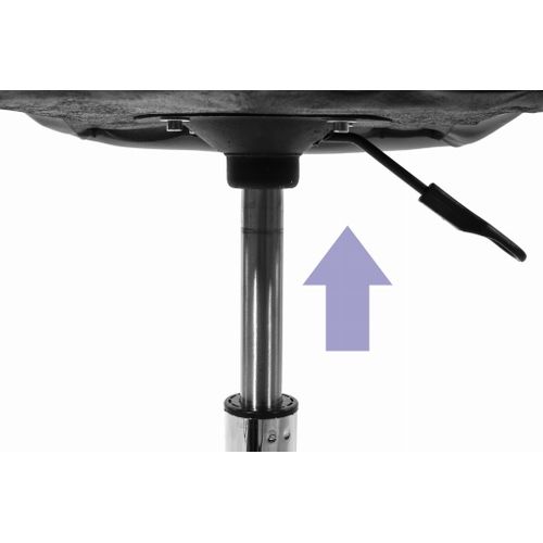 Chaise Pivotante Avola - Gris 46x46x52