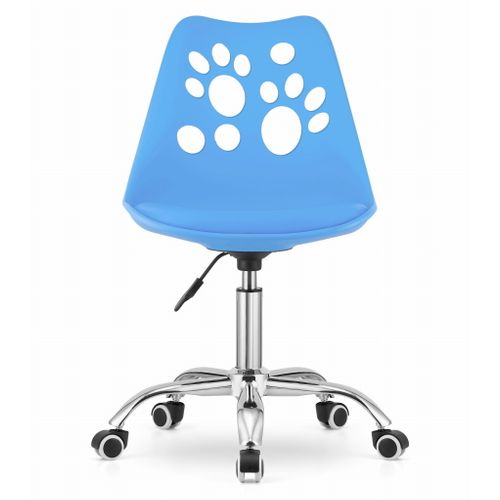 Chaise Pivotante Print - Bleu 61x41x52