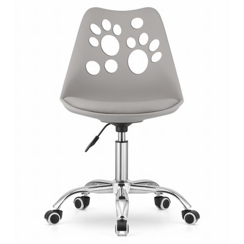 Fauteuil Pivotant Print - Gris 61x41x52