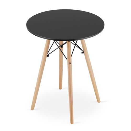 Table Todi Ronde 60 Cm - Noir 69x72x9