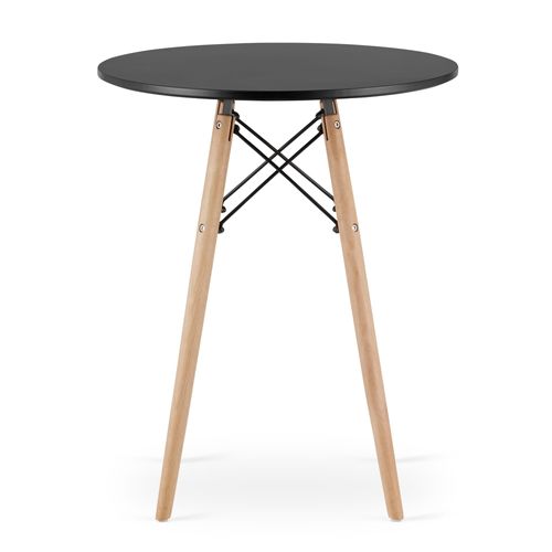 Table Todi Ronde 60 Cm - Noir 69x72x9