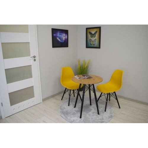 Table Todi Ronde 60 Cm - Chêne 69x72x9