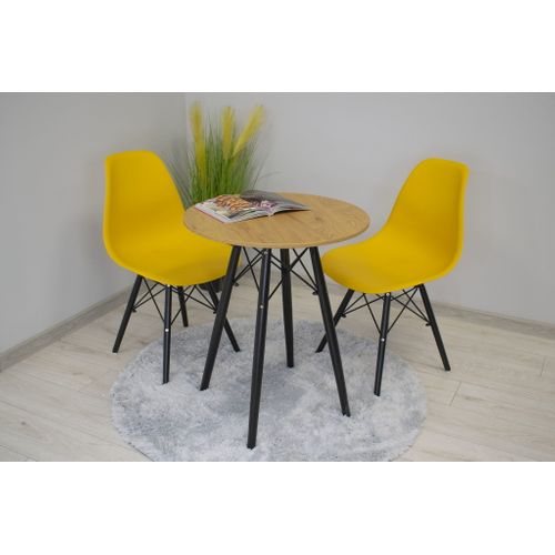 Table Todi Ronde 60 Cm - Chêne 69x72x9
