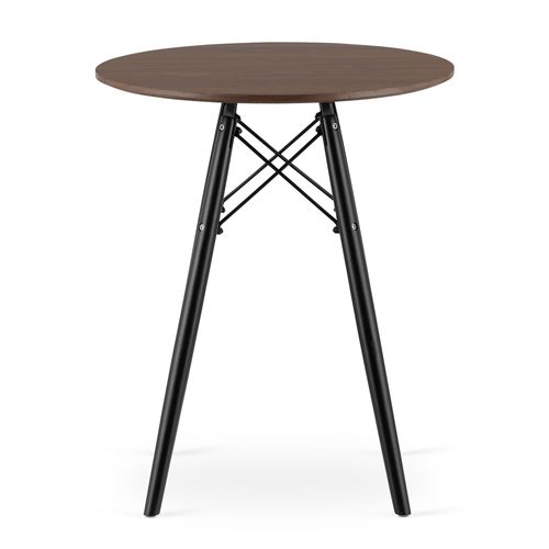 Table Todi Ronde 60 Cm - Frêne Foncé 69x72x9
