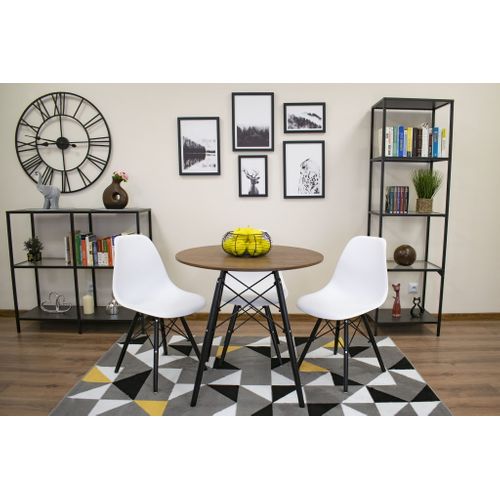 Table Todi Ronde 80 Cm - Frêne 88x91x9