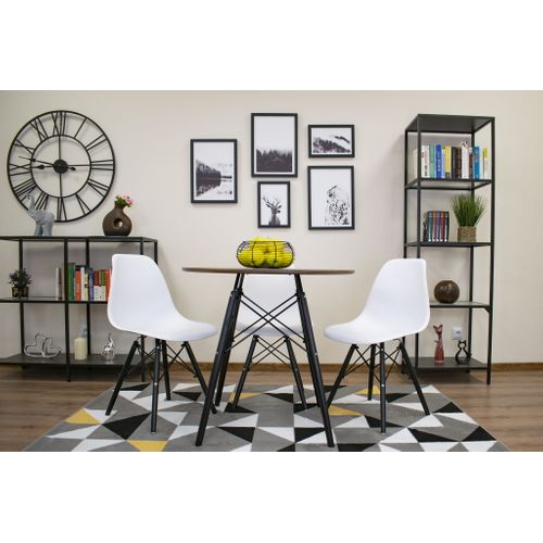 Table Todi Ronde 80 Cm - Frêne 88x91x9