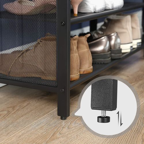 Meuble à Chaussures Avec Banc - 92x36x14