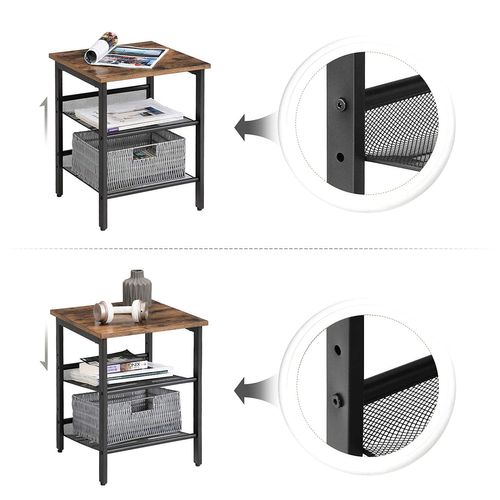 Table D'appoint / Chevet 2 Pièces - 59x14x46