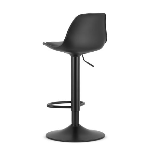 Tabouret Hoga - Noir/base Noire 49x35x47