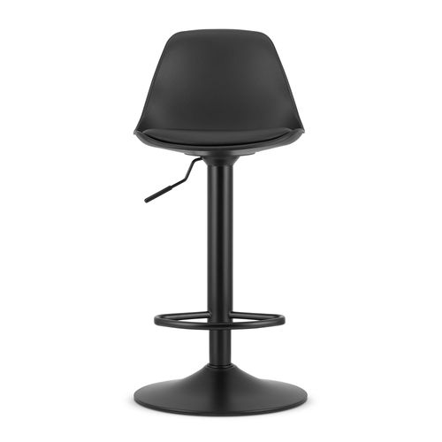 Tabouret Hoga - Noir/base Noire 49x35x47