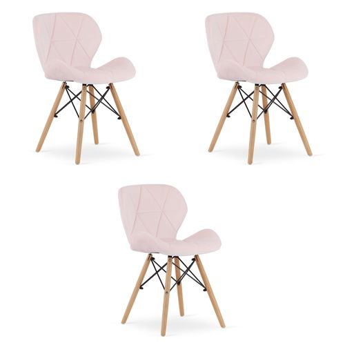 Chaise Lago Aksamit - Rose X 3 60x50x50