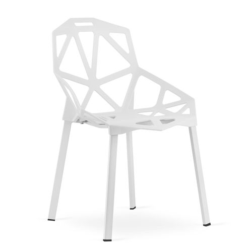 Chaises Essen - Blanches X 3 63x56x64
