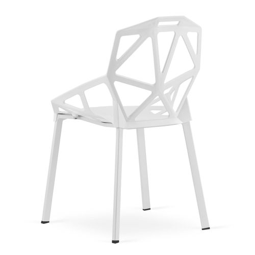 Chaises Essen - Blanches X 3 63x56x64