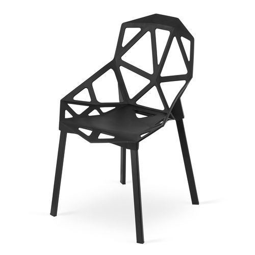 Chaise Essen - Noires X 3 63x56x64